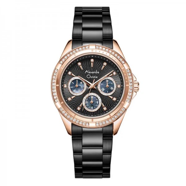Alexandre Christie AC 2644 Rosegold Black One BFBBRBA1